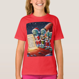 Weihnachtsfeiern Außerirdische T-Shirt