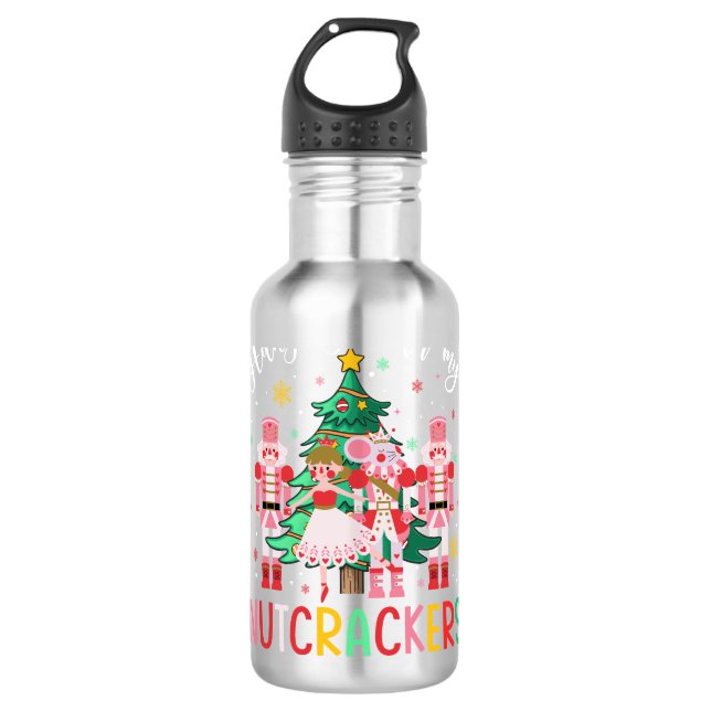 Weihnachtsfeiern Edelstahlflasche (Vorderseite)