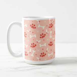 Weihnachtsfeiern & Knochen Weihnachtsmuster Kaffeetasse