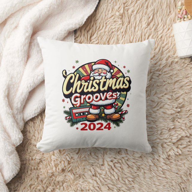 Weihnachtsfeiern Retro Kissen: Gemütlicher Urlaub  Kissen (Decke)