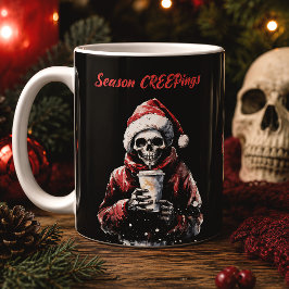 Weihnachtsfeiern Skelett Kaffeetasse