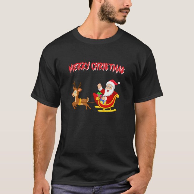 Weihnachtsfeiern T-Shirt (Vorderseite)
