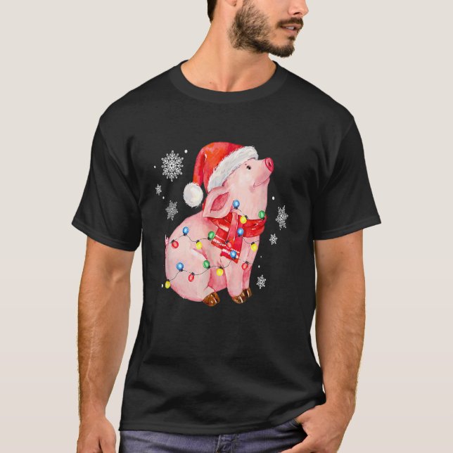 Weihnachtsfeiern Weihnachtsmannmütze Geschenk für  T-Shirt (Vorderseite)