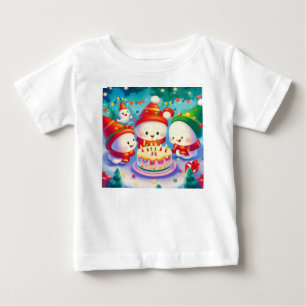 Weihnachtsfeiertag 6 baby t-shirt