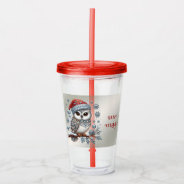 Weihnachtsfeiertag Acrylic Tumbler Acryltrinkbecher