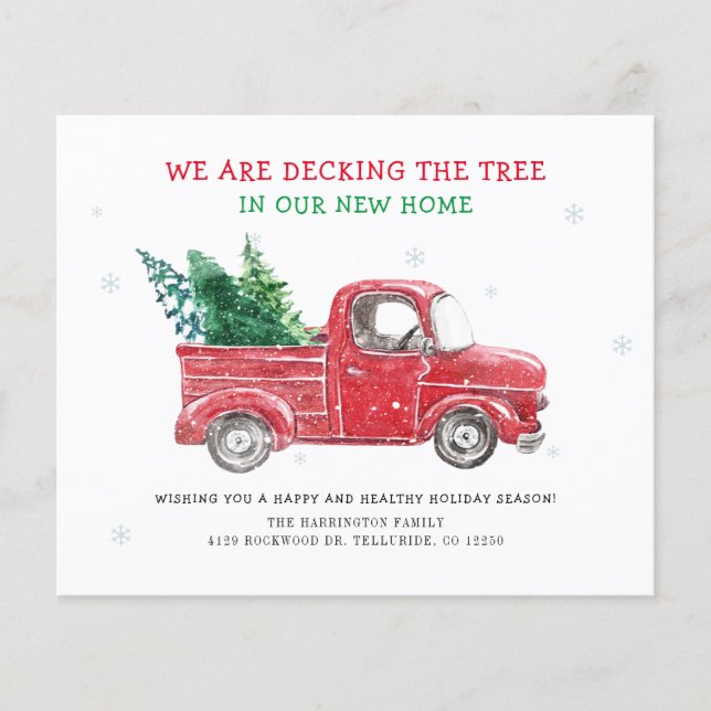 Weihnachtsfeiertag-Ankündigung (Vorderseite)