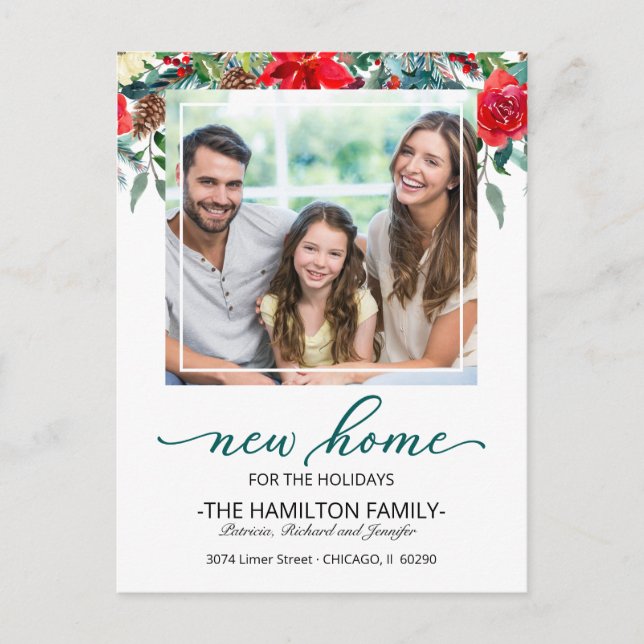 Weihnachtsfeiertag Ankündigung Foto (Vorderseite)