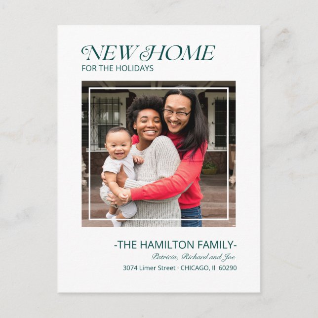 Weihnachtsfeiertag Ankündigung Foto (Vorderseite)