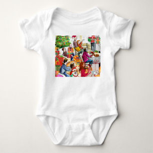 Weihnachtsfeiertag Baby Strampler