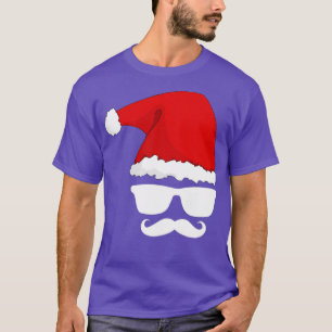 Weihnachtsfeiertag Bart Sonnenbrille Christm T-Shirt