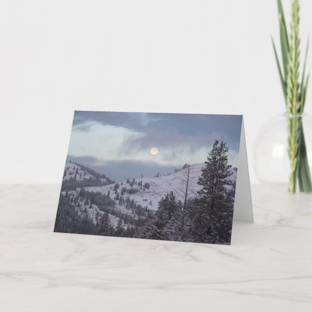Weihnachtsfeiertag - Begrüßungskarte Feiertagskarte (Vorderseite)