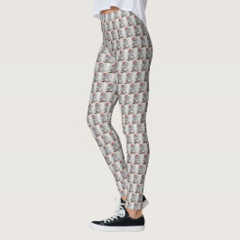Weihnachtsfeiertag brennend leggings