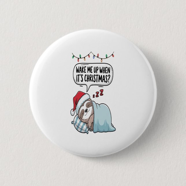 Weihnachtsfeiertag Button (Vorderseite)