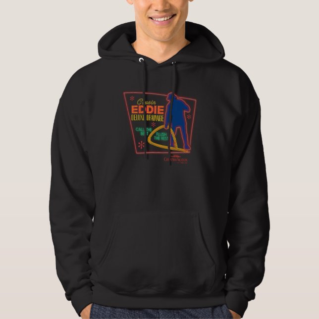 Weihnachtsfeiertag | Cousin Eddie Neon Sign Hoodie (Vorderseite)