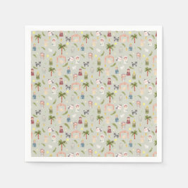 Weihnachtsfeiertag der Geburt Sage Napkins Serviette