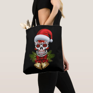 Weihnachtsfeiertag der Weihnachtsmannmütze des tot Tasche