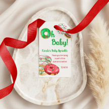 Weihnachtsfeiertag Donut Baby Sprinkle, Dusche