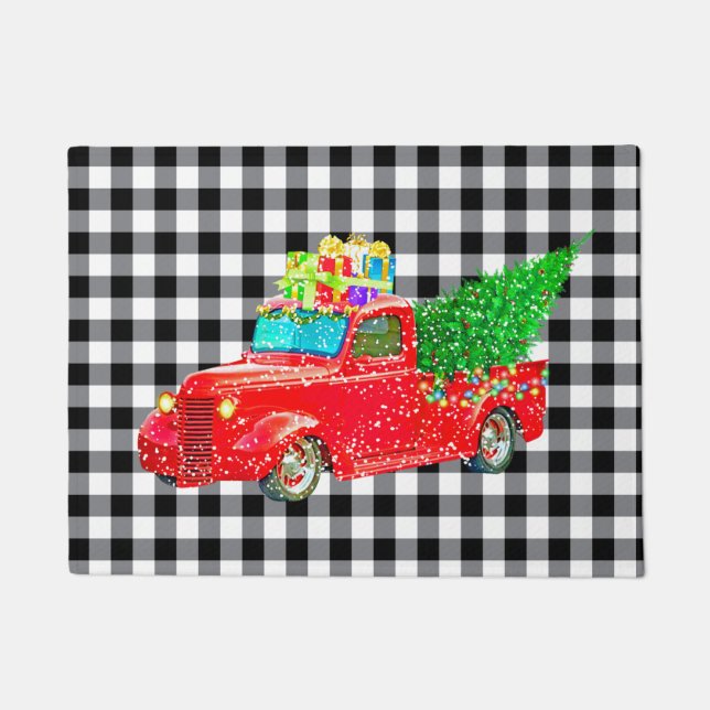 Weihnachtsfeiertag Doormat Fußmatte (Vorderseite)