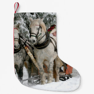 Weihnachtsfeiertag durch den Weihnachtsmann Kleiner Weihnachtsstrumpf