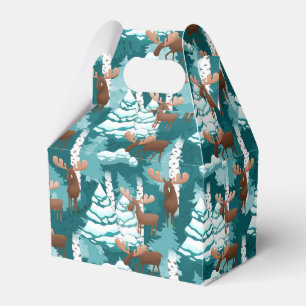 Weihnachtsfeiertag Elche Gastgeschenk Geschenkschachtel