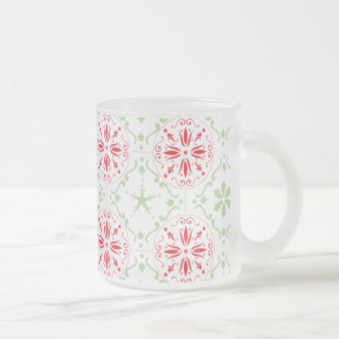 Weihnachtsfeiertag Elegante Einfache Schneeflocke  Mattglastasse