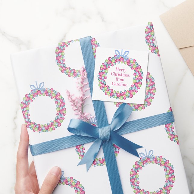 Weihnachtsfeiertag - farbenfrohe Bauernläden Mitteilungskarte (Von Creator hochgeladen)