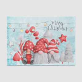 Weihnachtsfeiertag Feierliche Gnomaden Seidenpapier