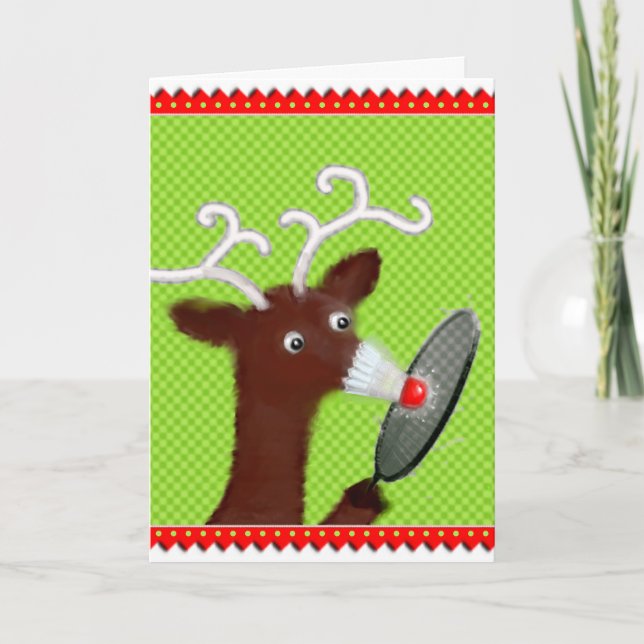 Weihnachtsfeiertag Feiertagskarte (Vorderseite)