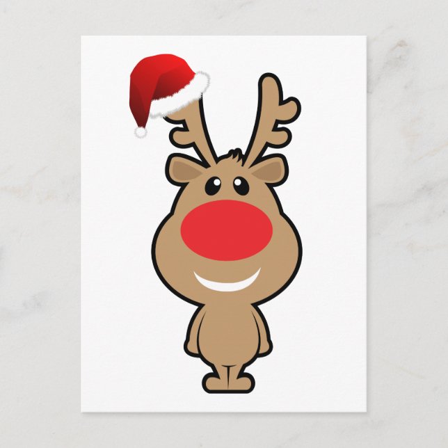 Weihnachtsfeiertag Feiertagspostkarte (Vorderseite)