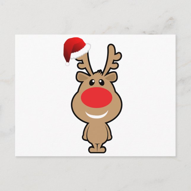 Weihnachtsfeiertag Feiertagspostkarte (Vorderseite)