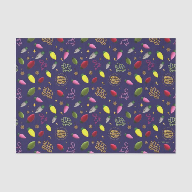 Weihnachtsfeiertag | Ferienmuster Seidenpapier (Vorderseite)