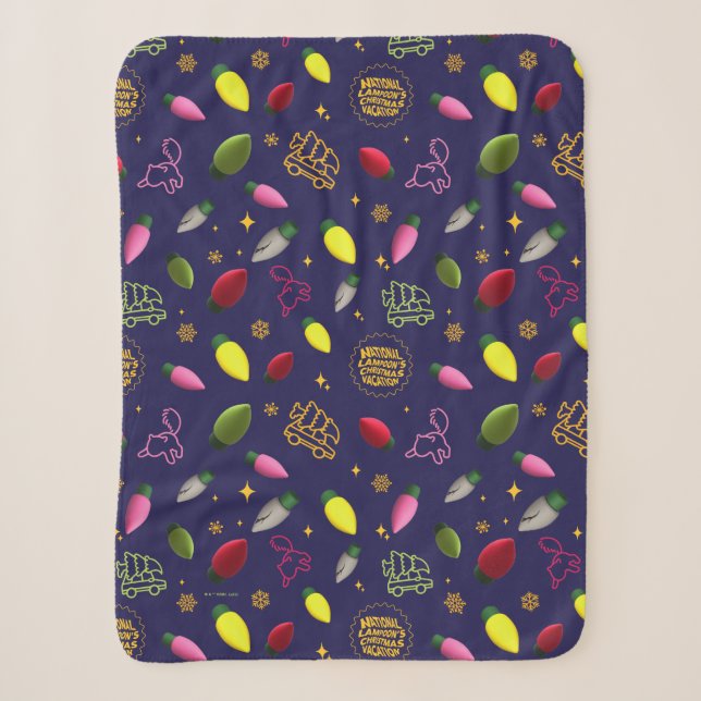 Weihnachtsfeiertag | Ferienmuster Sherpadecke (Vorderseite)
