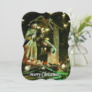 Weihnachtsfeiertag Flat Grußkarte, Jesus Christus Karte