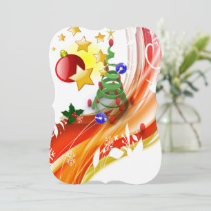 Weihnachtsfeiertag - Flat Grußkarte Karte