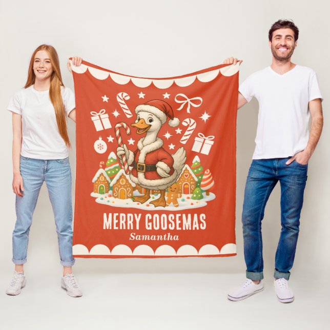 Weihnachtsfeiertag Fleecedecke (Beispiel)