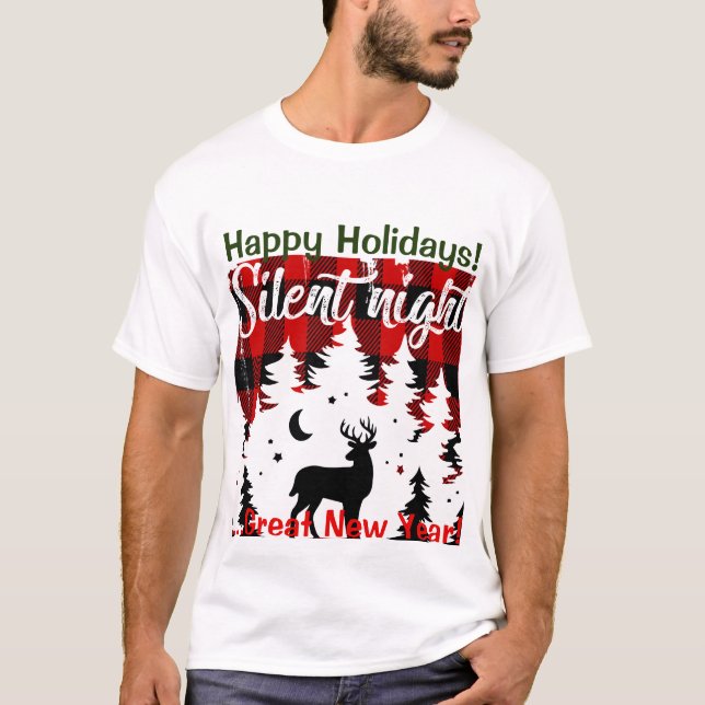 Weihnachtsfeiertag für Männer und Frauen T-Shirt (Vorderseite)