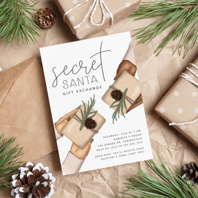 Weihnachtsfeiertag Geheimnis Weihnachtsgeschenk Au Einladung (Von Creator hochgeladen)