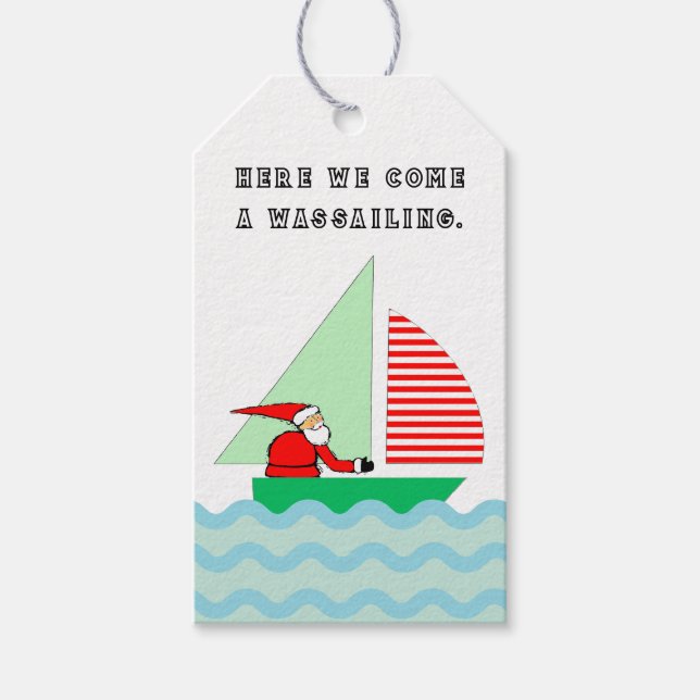 Weihnachtsfeiertag Geschenkanhänger (Vorderseite)