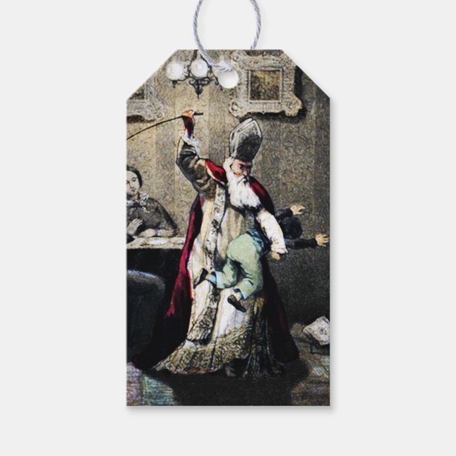 Weihnachtsfeiertag Geschenkanhänger (Vorderseite)