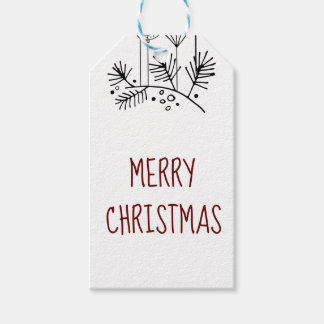 Weihnachtsfeiertag - Geschenke Tags Geschenkanhänger