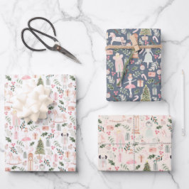 Weihnachtsfeiertag  geschenkpapier set