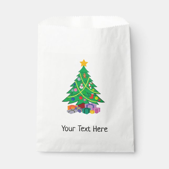 Weihnachtsfeiertag Geschenktütchen (Vorderseite)
