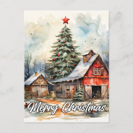 Weihnachtsfeiertag | Glückliche Ferien Alle Postkarte