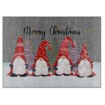 Weihnachtsfeiertag-Gnomes Holiday Cutting Board