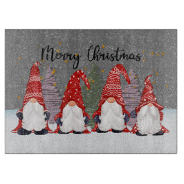 Weihnachtsfeiertag-Gnomes Holiday Cutting Board Schneidebrett