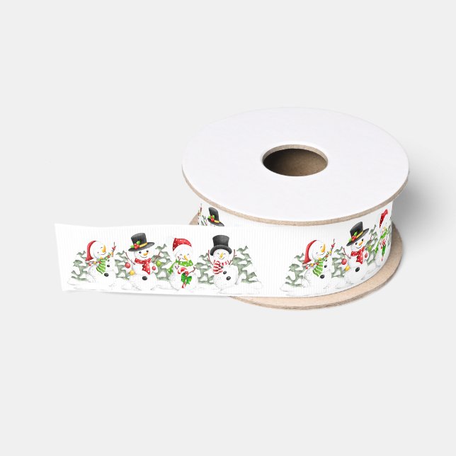 Weihnachtsfeiertag Grosgrain Ribbon Ripsband (Spule)