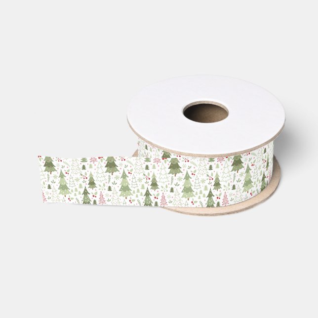 Weihnachtsfeiertag Grosgrain Ribbon Ripsband (Spule)