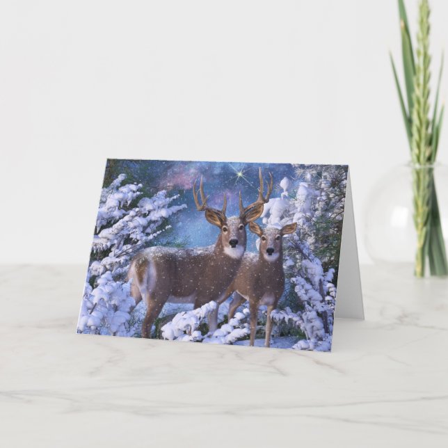 Weihnachtsfeiertag Grußkarte Karte (Vorderseite)