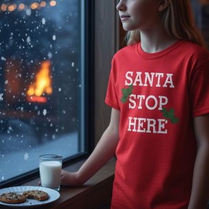 Weihnachtsfeiertag hier Funny Christmas Feiertag T-Shirt
