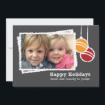 Weihnachtsfeiertag im Chalkboard Foto Feiertagskarte<br><div class="desc">Chalkboard zeichn macht dies zu einer niedlichen Urlaubskarte,  die Sie an Ihre Freunde und Familie schicken können.</div>